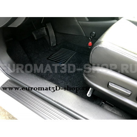 Текстильные 3D коврики Euromat3D Lux в салон для Honda Accord (2008-2012) № EM3D-002601