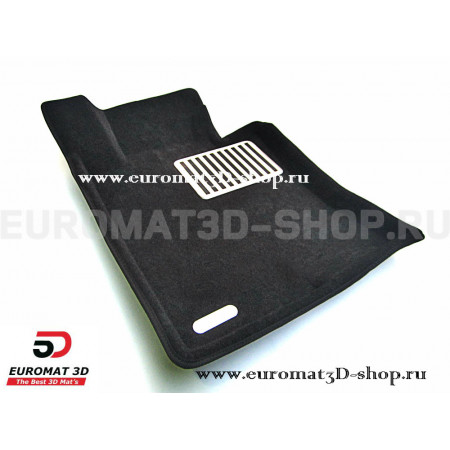 Текстильные 3D коврики Euromat3D Lux в салон для Honda Accord (2008-2012) № EM3D-002601