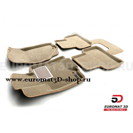 Текстильные 3D коврики Euromat3D Lux в салон для Infiniti EX (2008-2014) № EM3D-002808T Бежевые Текстильные 3D коврики Euromat3D Lux в салон для Infiniti EX (2008-2014) № EM3D-002808T Бежевые