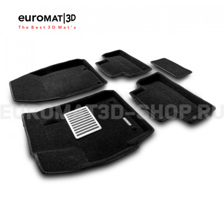 Текстильные 3D коврики Euromat3D Lux в салон для Mazda CX-7 (2006-2014) № EM3D-003409 Текстильные 3D коврики Euromat3D Lux в салон для Mazda CX-7 (2006-2014) № EM3D-003409