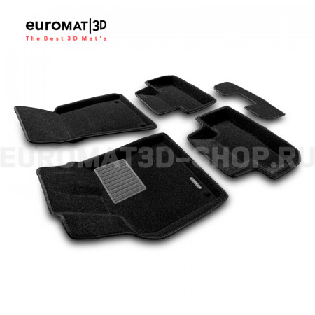 Текстильные 3D коврики Euromat3D Business в салон для Audi Q5 (2008-2016) № EMC3D-001104 Текстильные 3D коврики Euromat3D Business в салон для Audi Q5 (2008-2016) № EMC3D-001104