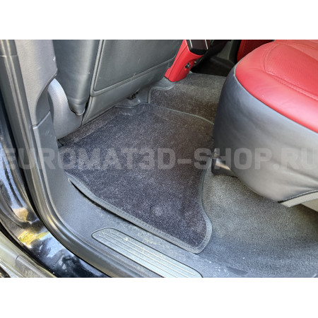 Текстильные 3D коврики Euromat3D Business в салон для Porsche Cayenne (2010-2017) № EMC3D-004101