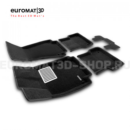 Текстильные 3D коврики Euromat3D Lux в салон для Audi A6 (2011-2018) № EM3D-001107 Текстильные 3D коврики Euromat3D Lux в салон для Audi A6 (2011-2018) № EM3D-001107
