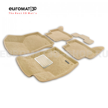 Текстильные 3D коврики Euromat3D Lux в салон для Audi A3 (2014-) № EM3D-004507T Бежевые Текстильные 3D коврики Euromat3D Lux в салон для Audi A3 (2014-) № EM3D-004507T Бежевые
