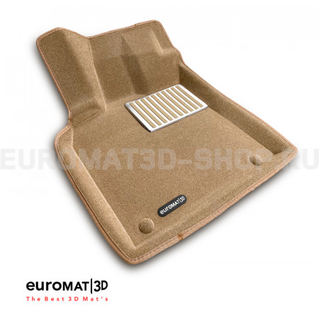 Текстильные 3D коврики Euromat3D Lux в салон для Audi Q5 (2008-2016) № EM3D-001104T Бежевые Текстильные 3D коврики Euromat3D Lux в салон для Audi Q5 (2008-2016) № EM3D-001104T Бежевые