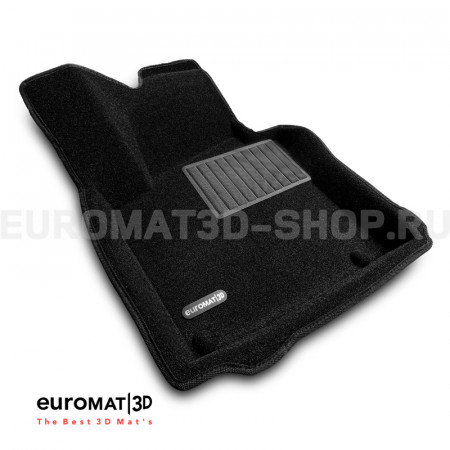 Текстильные 3D коврики Euromat3D Business в салон для Volkswagen Scirocco (2009-) № EMC3D-004502