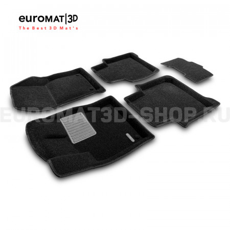 Текстильные 3D коврики Euromat3D Business в салон для Skoda Kodiaq (2017-2024) № EMC3D-004512 Текстильные 3D коврики Euromat3D Business в салон для Skoda Kodiaq (2017-2024) № EMC3D-004512