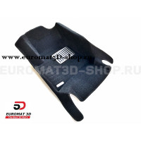 Текстильные 5D коврики с высоким бортом Euromat3D в салон для Porsche Cayenne (2010-2017) № EM5D-004101
