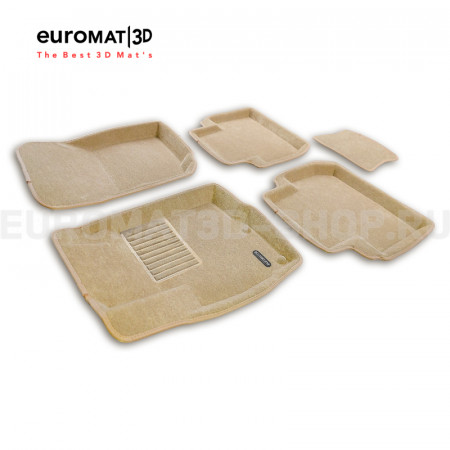 Текстильные 3D коврики Euromat3D Business в салон для Mitsubishi Outlander (2012-2023) № EMC3D-003609T Бежевые Текстильные 3D коврики Euromat3D Business в салон для Mitsubishi Outlander (2012-2023) № EMC3D-003609T Бежевые