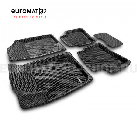 3D коврики Euromat3D EVA в салон для Hyundai I30 (2009-2011) № EM3DEVA-002722