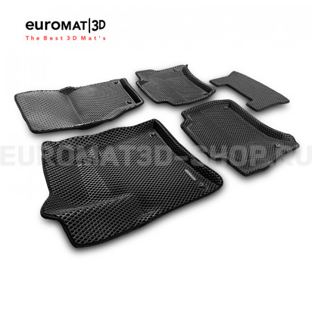3D коврики Euromat3D EVA в салон для Porsche Cayenne (2010-2017) № EM3DEVA-004101 3D коврики Euromat3D EVA в салон для Porsche Cayenne (2010-2017) № EM3DEVA-004101