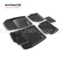 3D коврики Euromat3D EVA в салон для Haval Jolion (2021-) (полный привод) № EM3DEVA-001473