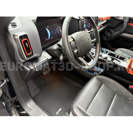 3D коврики Euromat3D EVA в салон для Haval Dargo (2022-) № EM3DEVA-001411