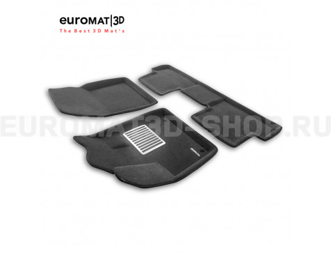 Текстильные 3D коврики Euromat3D Lux в салон для Peugeot 3008 (2016-) № EM3D-003907G Серые Текстильные 3D коврики Euromat3D Lux в салон для Peugeot 3008 (2016-) № EM3D-003907G Серые