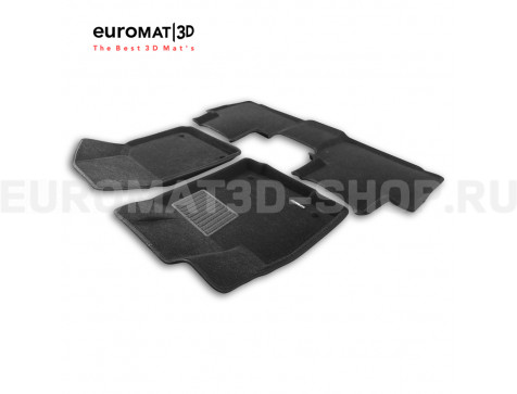 Текстильные 3D коврики Euromat3D Premium в салон для Volkswagen Talagon (2021-) № EMPR3D-005421