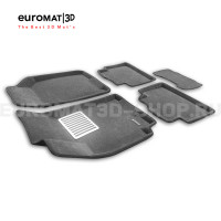 Текстильные 3D коврики Euromat3D Lux в салон для Chevrolet Lacetti (2004-2013) № EM3D-001506G Серые Текстильные 3D коврики Euromat3D Lux в салон для Chevrolet Lacetti (2004-2013) № EM3D-001506G Серые