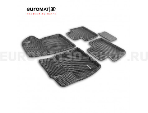 3D коврики Euromat3D EVA в салон для Geely Atlas (4WD) (2024-) № EM3DEVA-001418