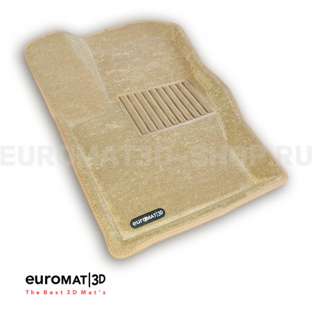 Текстильные 3D коврики Euromat3D Business в салон для Haval H9 (2024-) № EMC3D-004910T Бежевые Текстильные 3D коврики Euromat3D Business в салон для Haval H9 (2024-) № EMC3D-004910T Бежевые