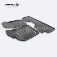 Текстильные 3D коврики Euromat3D Business в салон для Haval Jolion (2021-) № EMC3D-001410G Серые