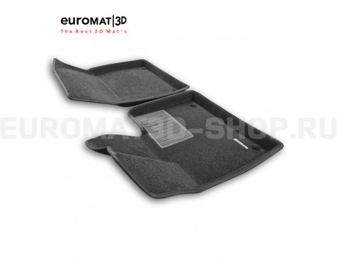 Текстильные 3D коврики Euromat3D Business в салон для ZEEKR 9X (2025-) № EMC3D-005724